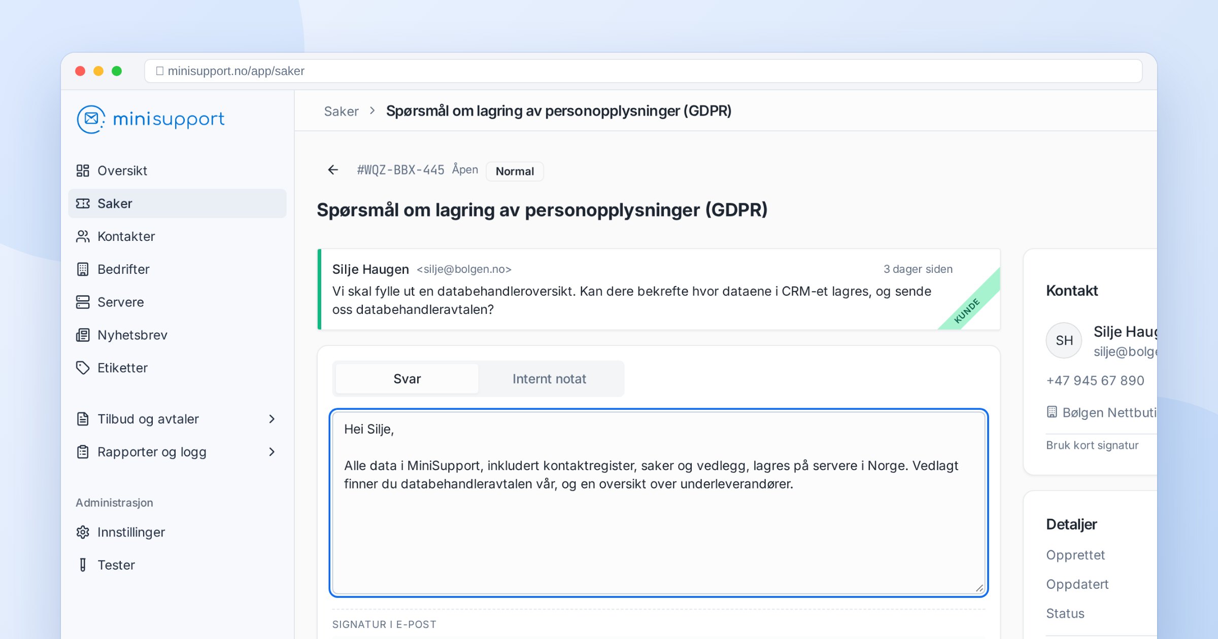 Hvorfor norske servere forenkler GDPR for din bedrift